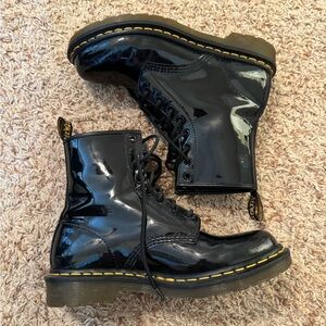 Size 8 Dr Martens Patent Leather Boot